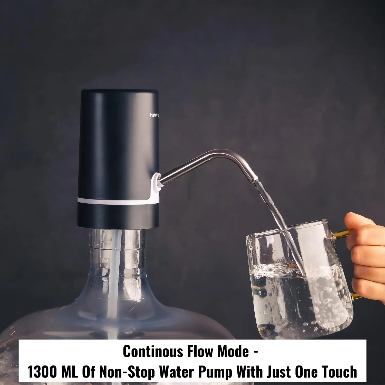 InstaCuppa Automatic Water Dispenser for 20 Litre Cans — Double Pump, USB Rechargeable, 5+ Cans Per Charge - Image 8