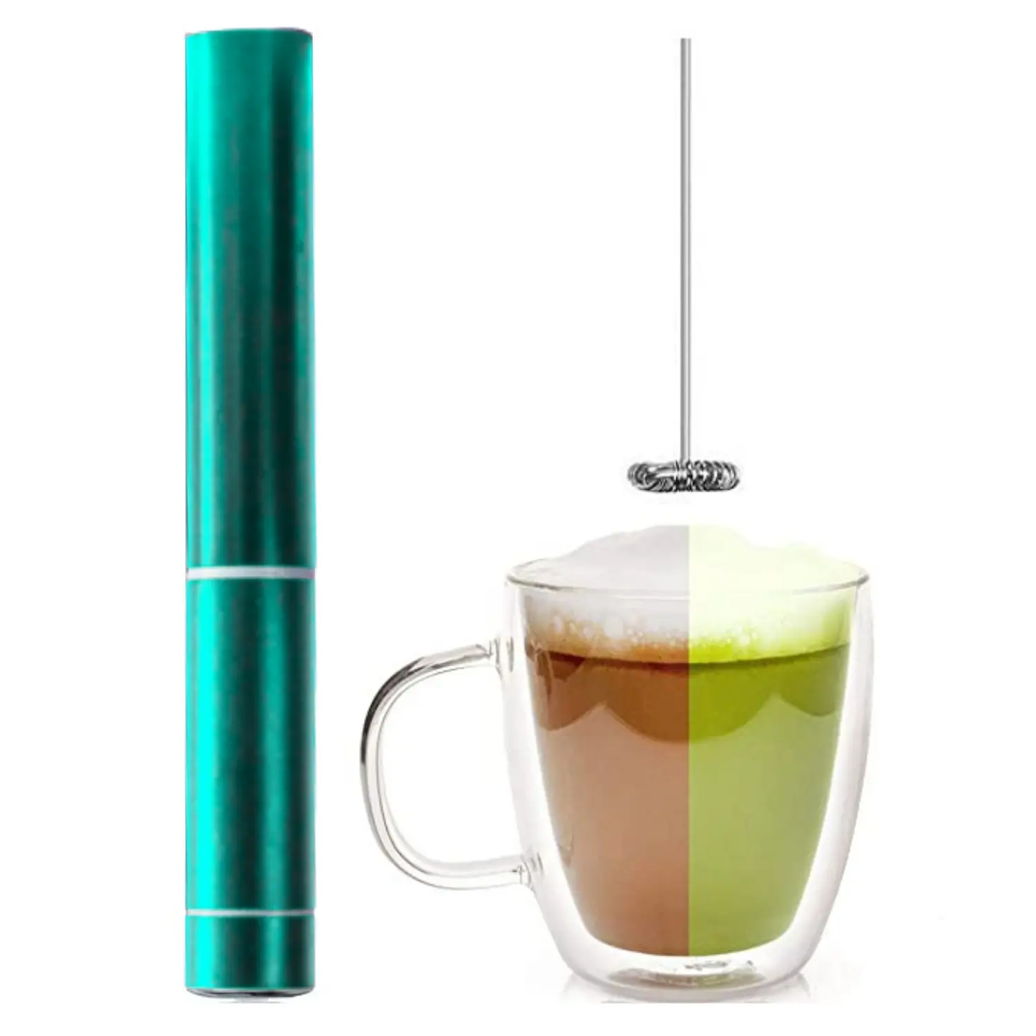 InstaCuppa Travel Milk Frother Coffee Beater, Handheld Battery Operated Whisker with Stainless Steel Protective Casing - Image 10