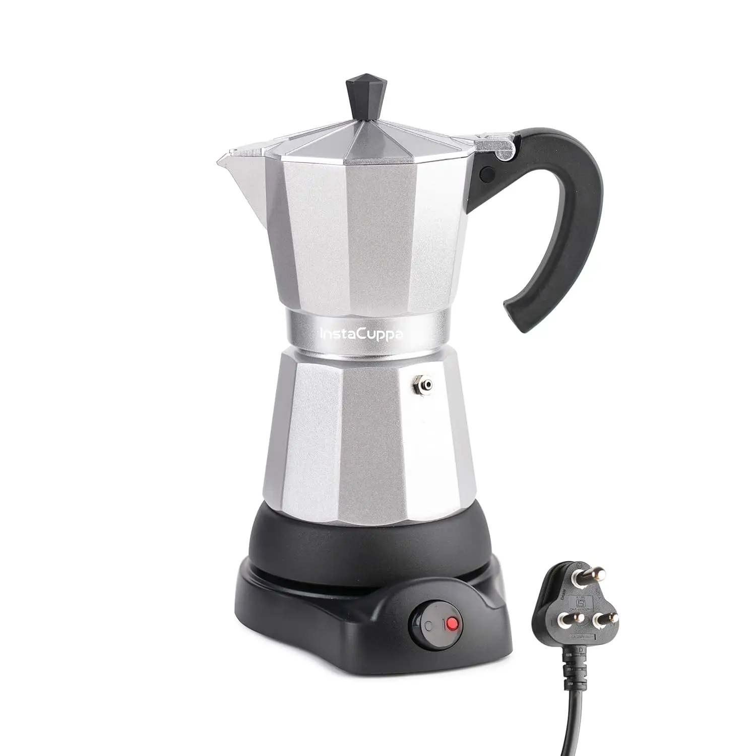 InstaCuppa Electric Moka Pot Coffee Maker, One-button Auto Espresso Machine 300ml, Safe Auto-Shutoff, Perfect for Busy Indian Moms, 6 Cups Capacity - Image 10