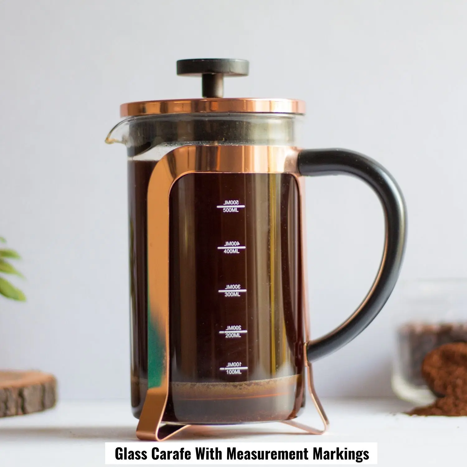 InstaCuppa French Press Coffee Maker with Smooth Plunger Mechanism, 4 Part Filtration, Measurement Markings - Image 19