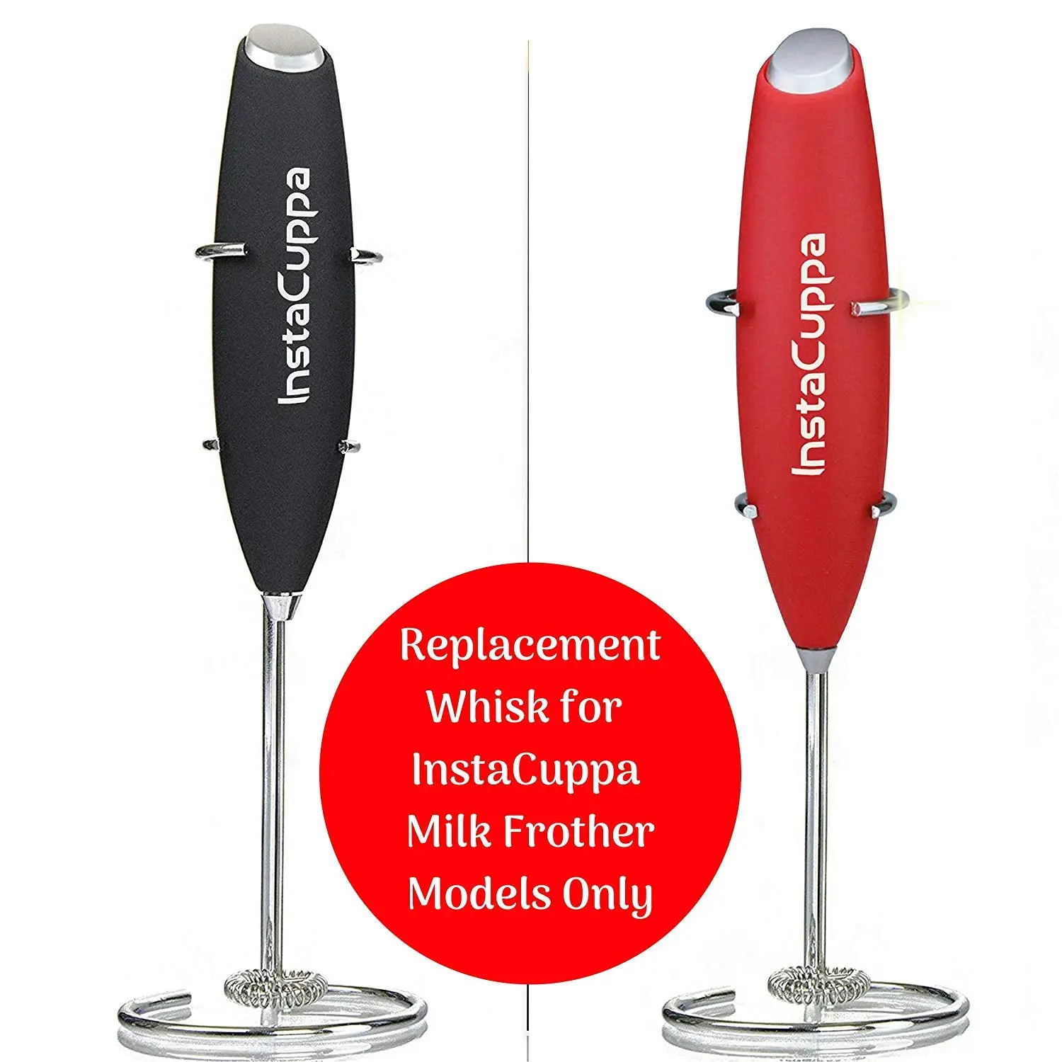 InstaCuppa Extra Replacement Whisk Pack Of 2 For Milk Frother With Stand - Accessory - Image 3