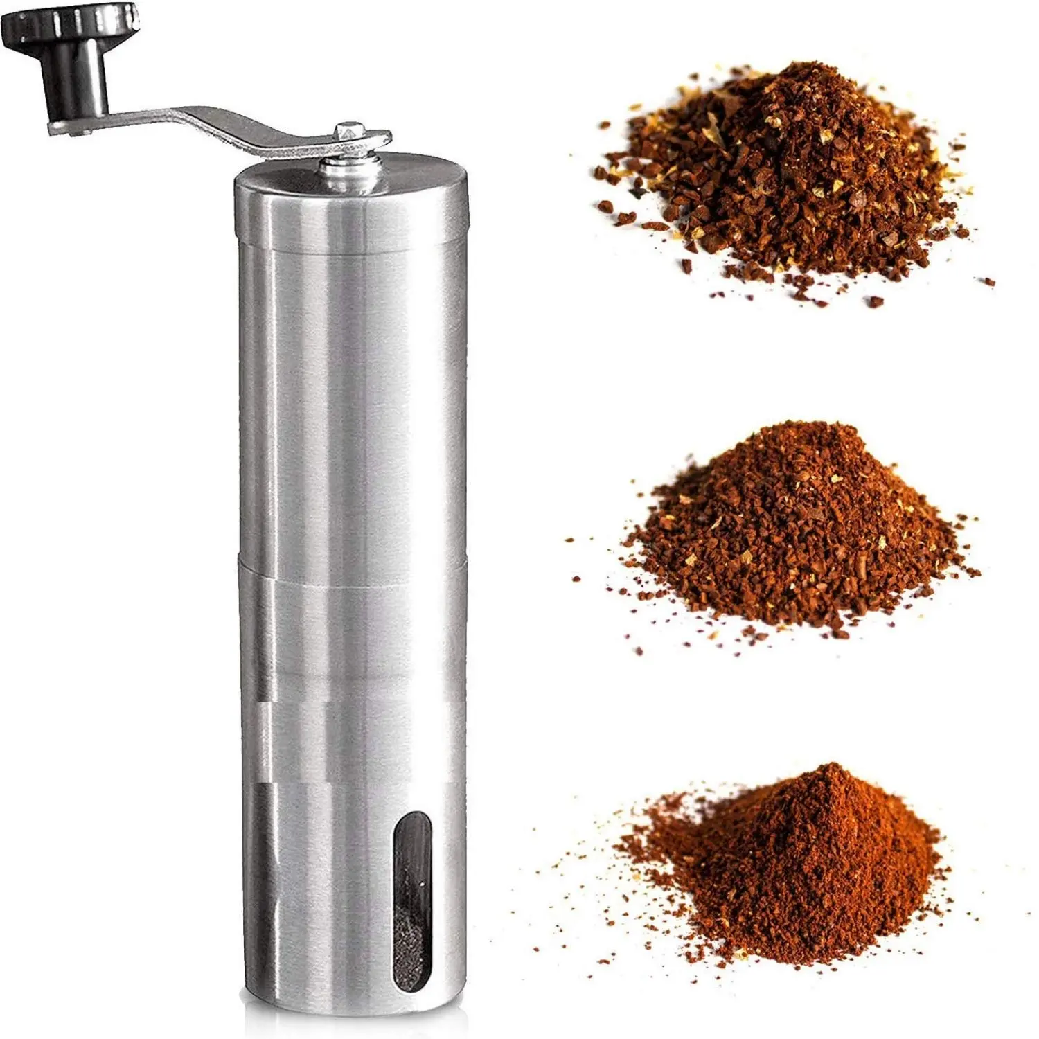 InstaCuppa Manual Coffee Grinder Ceramic Burr with 18 Adjustable Bean Grind Settings - Fresh Grind for South Indian Filter Coffee - Image 11