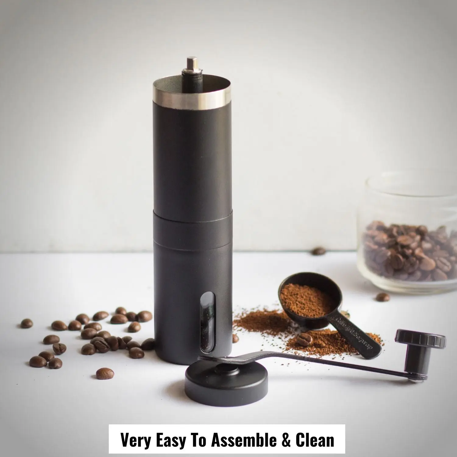 InstaCuppa Manual Coffee Grinder Ceramic Burr with 18 Adjustable Bean Grind Settings - Fresh Grind for South Indian Filter Coffee - Image 7