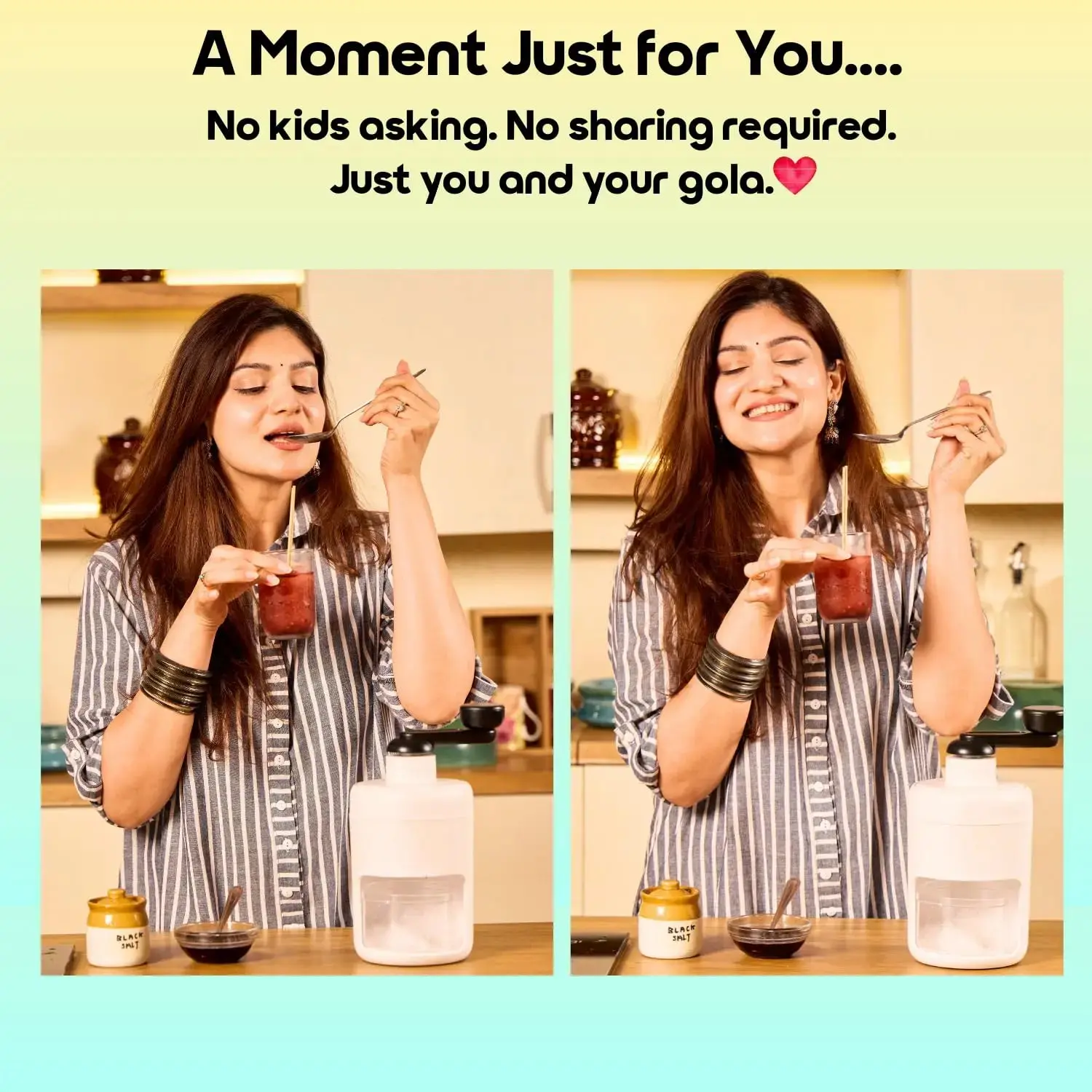 InstaCuppa Manual Ice Shaver | Skip Street Vendors, Make Hygienic Gola & Slush at Home | Fluffy Shaved Ice in Seconds | Kid-Safe & - Image 9