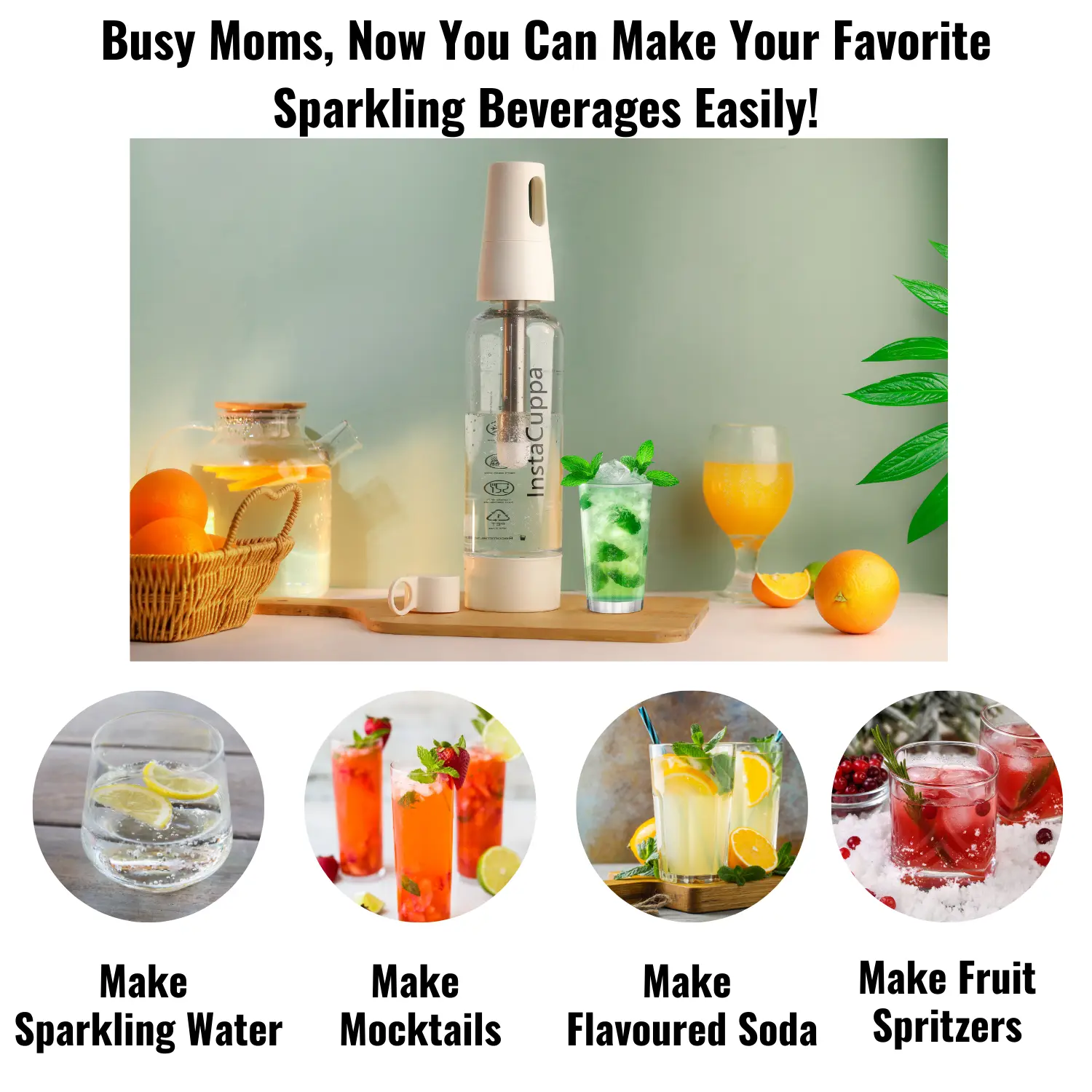 Instacuppa Portable Soda Maker Capsules - Pack of 30/20/10, Compatible Only with InstaCuppa Portable Soda Maker Bottle, Carbonates - Image 4