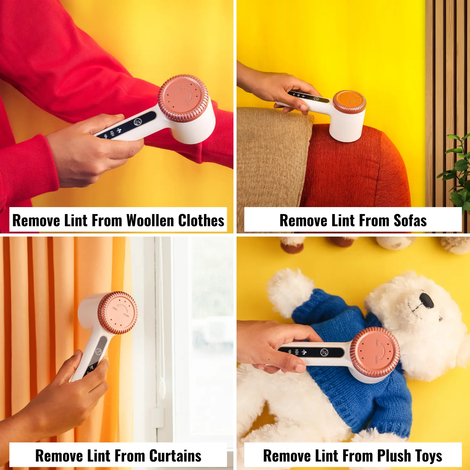 InstaCuppa Rechargeable Lint Remover with Adjustable Speed Settings, Portable Fabric Shaver for Busy Moms - Image 9